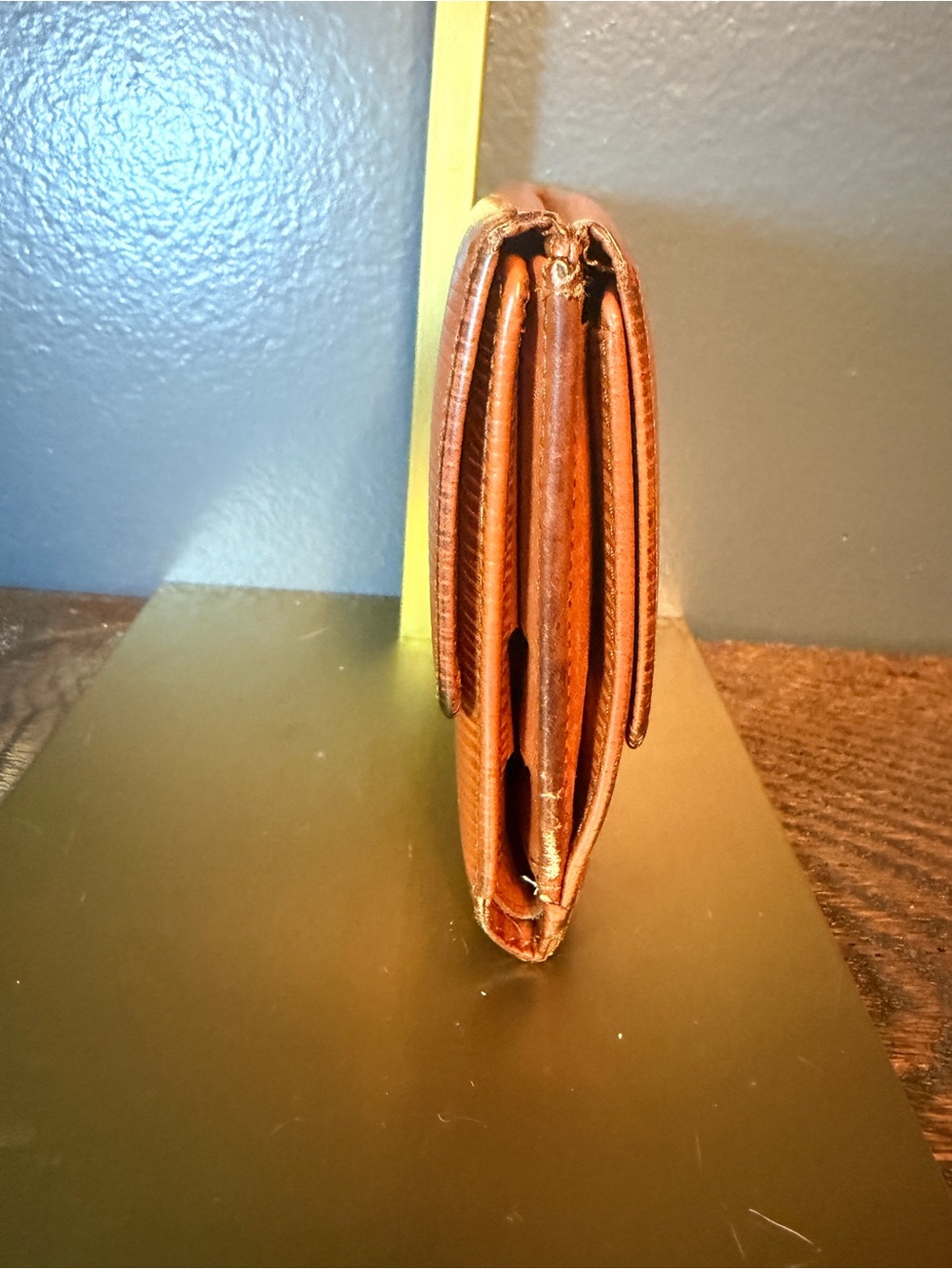 Louis Vuitton Orange Epi Fold Wallet - Picture 4 of 9